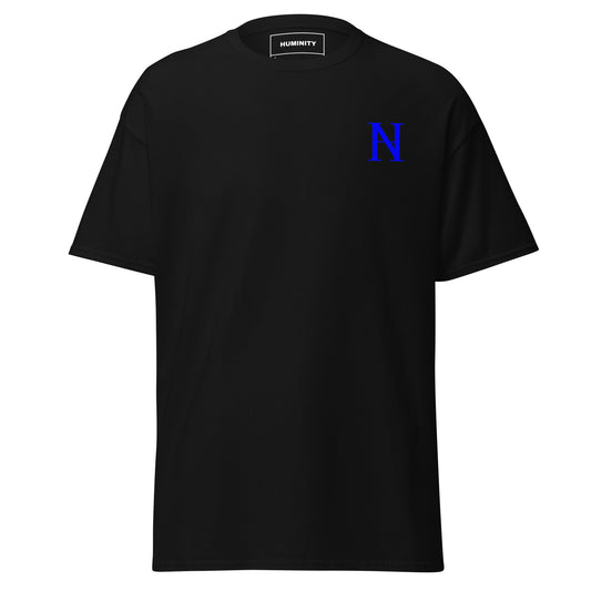 HUMINITY Shirt Blue logo - Unisex