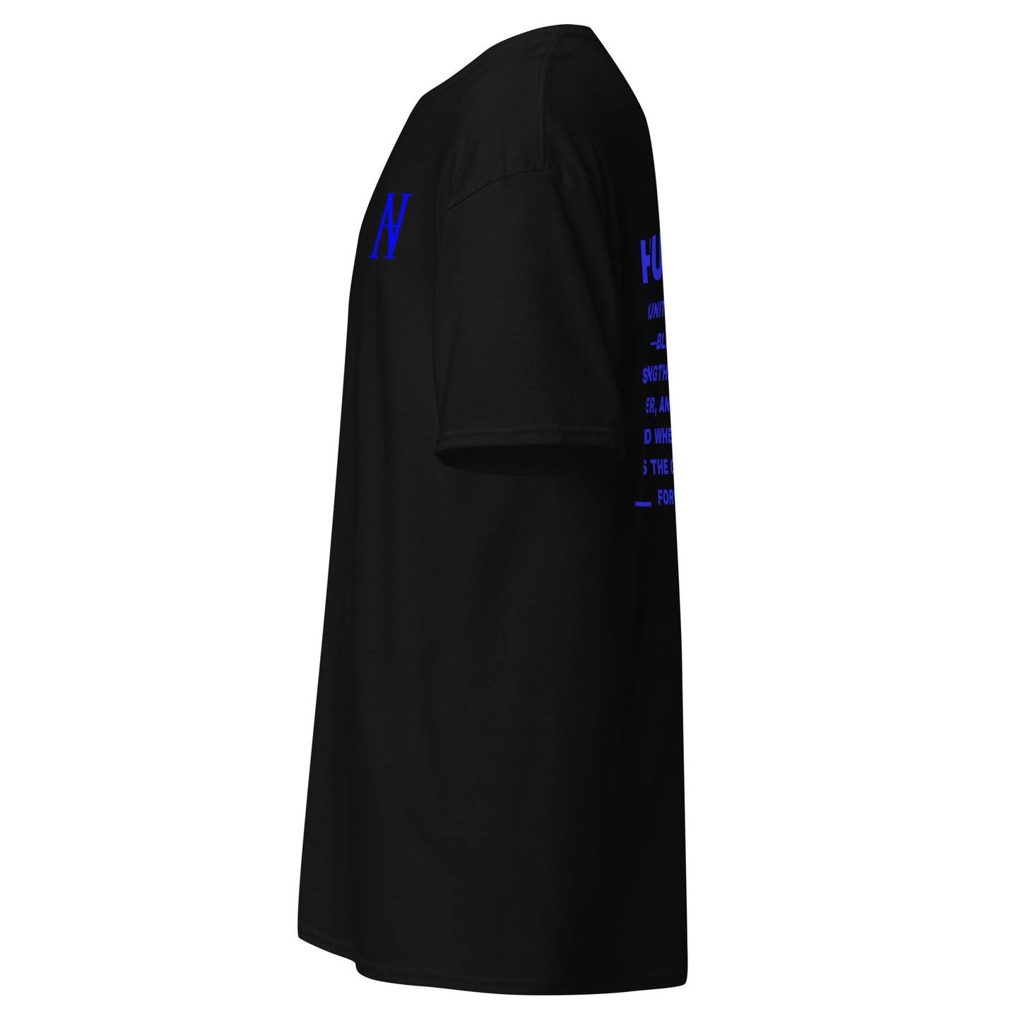 HUMINITY Shirt Blue logo - Unisex