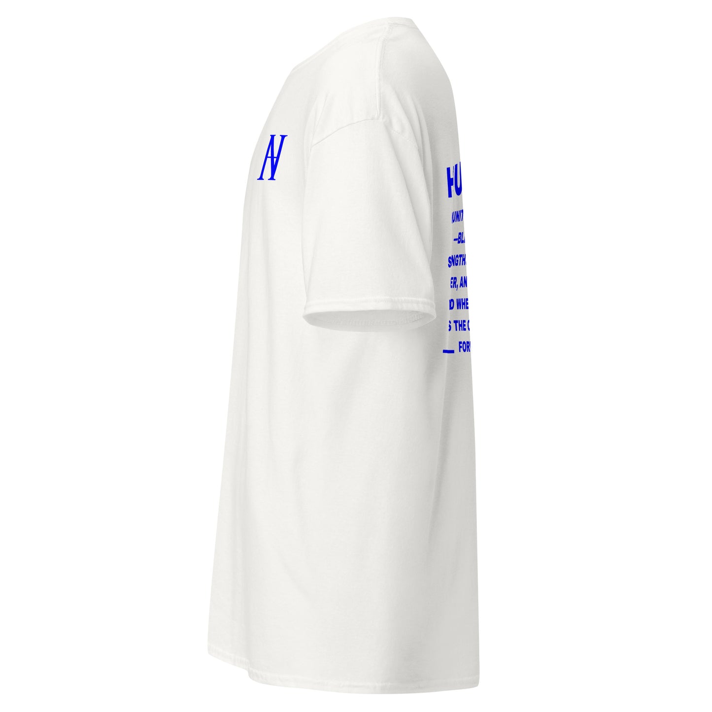 HUMINITY Shirt Blue logo - Unisex